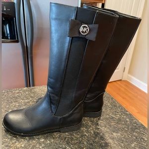 Michael Kore Black Boot.  Never worn.  Size 4 girls